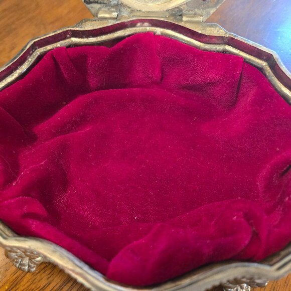 Silver Plated Jewelry Box by International Silver Company - Picture 9 of 14